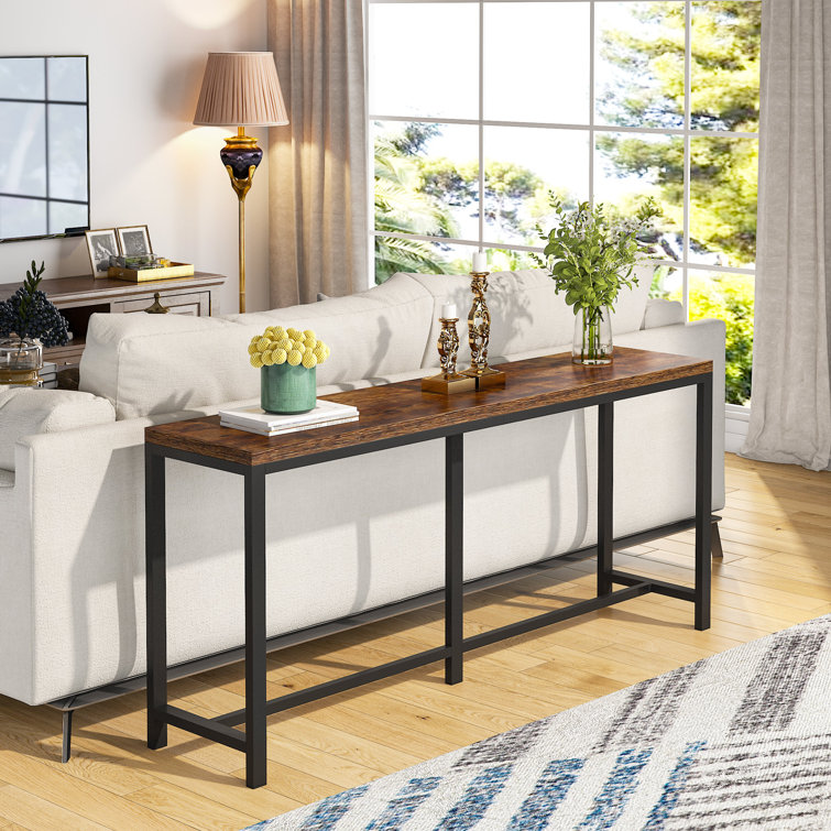 Slender sale sofa table